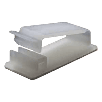 Clip Organizador de Cables / Auto-Adherible / 5 Unidades / Soporte 8.0 mm (6 AWG) / Carga 250 g (0.551 lb) / -5°C a 65°C (23°F a 149°F)