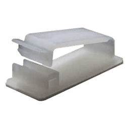 Clip Organizador de Cables / Auto-Adherible / 5 Unidades / Soporte 8.0 mm (6 AWG) / Carga 250 g (0.551 lb) / -5°C a 65°C (23°F a 149°F)