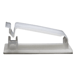 Clip Organizador de Cables / Auto-Adherible / 5 Unidades / Soporte 8.0 mm (6 AWG) / Carga 250 g (0.551 lb) / -5°C a 65°C (23°F a 149°F)