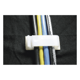 Clip Organizador de Cables / Auto-Adherible / 5 Unidades / Soporte 8.0 mm (6 AWG) / Carga 250 g (0.551 lb) / -5°C a 65°C (23°F a 149°F)