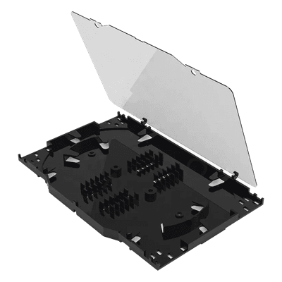 Charola de Empalme para Fibra Óptica / 24 Empalmes Fusión o Mecánicos / Compatible con Distribuidor LPODF8024