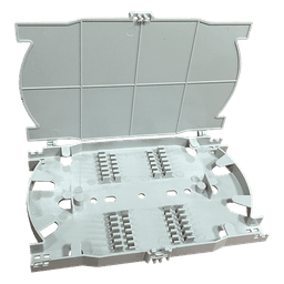 Charola de Empalme para Fibra Óptica / 24 Empalmes / Compatible con Distribuidor LPODF8002 / Diseño Modular