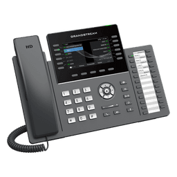Teléfono IP / 12 Líneas / 24 Teclas Programables / Wi-Fi 6 / PoE / Pantalla LCD 4.3 Pulgadas / Bluetooth / Audio HD