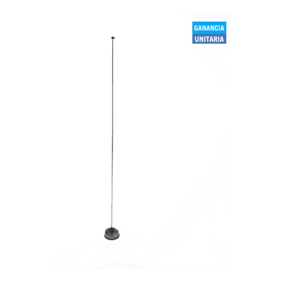 Antena Móvil Ajustable / 118-940 MHz / 150 Watts / 2.5 dBi / Polarización Vertical / NMO 3/4 / 60 cm (1.97 ft)