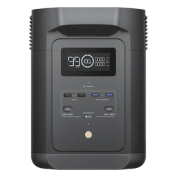 Estación de Energía Portátil de 980Wh Litio LFP / 10 Puertos AC 500 W (Max. 1000W) / 2 USB-C 100W / Cargador de Coche 10A a 12.6V / Conectividad WiFi y Bluetooth (App) / Carga Solar 500W Max.