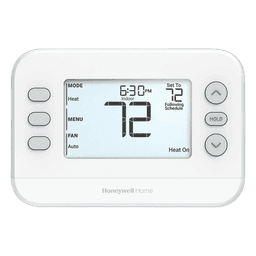 Termostato programable de una etapa 1H/1C con placa de montaje UWP, serie FocusPRO P200