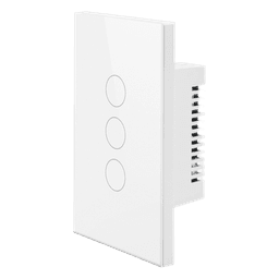 (Wifi) Apagador switch inalámbrico WIFI, control de 3 regresos de carga, 110V