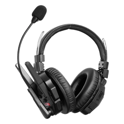 Intercomunicador Inalámbrico Binaural / Cancelación de Ruido IA / Rango 500 m (1640 ft) / Bluetooth 5.0 / Batería 1050 mAh / Resistente a Salpicaduras