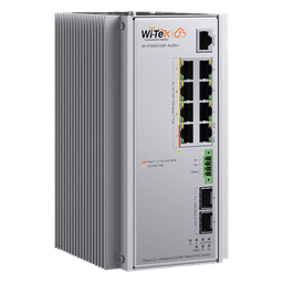 Switch Industrial Administrable / 8 Puertos PoE Gigabit / 2 SFP / 240 W / -40 a 80 °C / 6 kV Protección