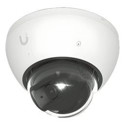 Cámara UniFi Protect G5 AI Dome Blanco, Para Interior o Exterior, 4K (8MPX), Ángulo 109.9°. Visión Nocturna IR Hasta 40m, Detecciones Inteligentes de Rostros y Placas, Audio Bidireccional, Protección IP66, Anti-Vandalismo