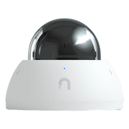 Cámara UniFi Protect G5 AI Dome Blanco, Para Interior o Exterior, 4K (8MPX), Ángulo 109.9°. Visión Nocturna IR Hasta 40m, Detecciones Inteligentes de Rostros y Placas, Audio Bidireccional, Protección IP66, Anti-Vandalismo