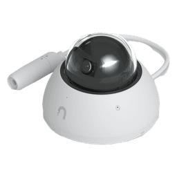 Cámara UniFi Protect G5 AI Dome Blanco, Para Interior o Exterior, 4K (8MPX), Ángulo 109.9°. Visión Nocturna IR Hasta 40m, Detecciones Inteligentes de Rostros y Placas, Audio Bidireccional, Protección IP66, Anti-Vandalismo