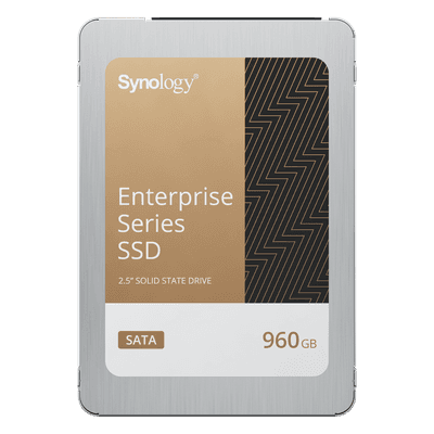 SSD SATA de 2,5" Enterprise / 960 GB / 50K IOPS escritura / 10K+ TBW / SATA 6 Gb/s / Análisis de vida útil