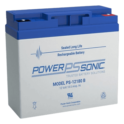 Batería de Respaldo AGM/VRLA / 12V / 18Ah / Vida Útil 5 Años / Terminales Tipo B / Libre de Mantenimiento / Certificación UL