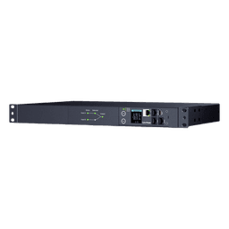 PDU ATS Monitoreable / 10 Salidas NEMA 5-15R / 2 Entradas 120 Vca NEMA 5-15P / 1UR Horizontal 19 in / Transferencia 8-12 ms