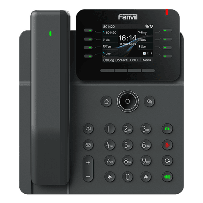 Teléfono IP / Handset Inalámbrico Bluetooth / 12 Líneas SIP / Pantalla IPS Táctil 2.8" HD / Conferencia 6 Vías / Puertos Gigabit / PoE 802.3af