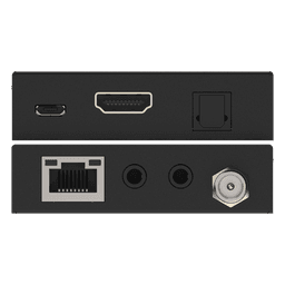 Extensor HDMI / 4K@60Hz 4:4:4 / HDR y Dolby Vision / Transmisión 70 m (229.7 ft) por CAT6/6a / PoC Bidireccional / ARC y Audio Óptico / EDID e IR