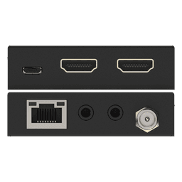 Extensor HDMI / 4K@60Hz 4:4:4 / HDR y Dolby Vision / Transmisión 70 m (229.7 ft) por CAT6/6a / PoC Bidireccional / ARC y Audio Óptico / EDID e IR