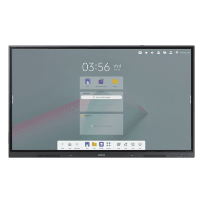 Pantalla Interactiva / 75" / 4K UHD / Táctil IR 8 ms / 400 nits / Android 14 EDLA / Wi-Fi y Bluetooth / VESA 800x400