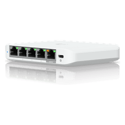 Switch administrable / 5 puertos 2.5G / PoE o USB-C / 25 Gbps / Compacto 4.6 x 3.5 x 0.8'