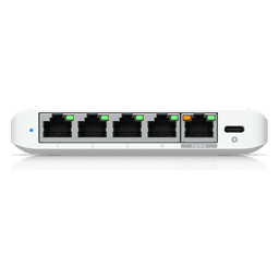 Switch administrable / 5 puertos 2.5G / PoE o USB-C / 25 Gbps / Compacto 4.6 x 3.5 x 0.8'