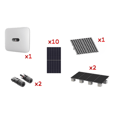 Kit Solar Interconexion  / 6 kW  220Vca / Inversor HUAWEI/ Montaje Incluido  