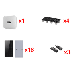Kit Solar Interconexion  / 10kW  220Vca / Inversor HUAWEI / Montaje Incluido  