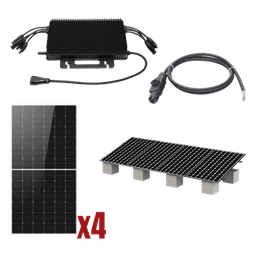 Kit Solar Interconexion  / 2kW  220Vca / Microinversores HOYMILES / Montaje Incluido  