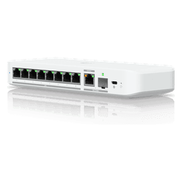Switch Administrable / 8 Puertos 2.5GbE / 1 Puerto 10GbE RJ45/SFP+ / 60 Gbps / PoE+ o USB-C