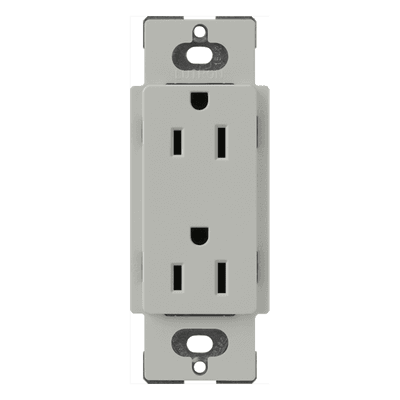 Receptáculo dúplex / 15 A / 125 V / Uso doméstico y comercial / Diseño compacto