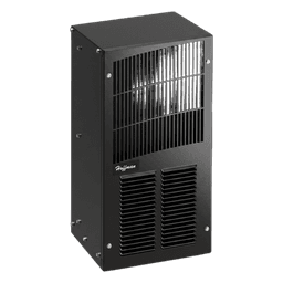 Aire Acondicionado Compacto Para Exterior, Uso en Gabinetes de Telecomunicaciones de Grado Industrial, Frío T20, 2000 BTU, 115 Vca, de Acero, Color Negro