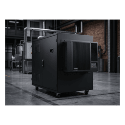 Aire Acondicionado Compacto Para Exterior, Uso en Gabinetes de Telecomunicaciones de Grado Industrial, Frío T20, 2000 BTU, 115 Vca, de Acero, Color Negro