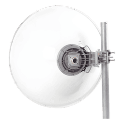 Antena Direccional de Alto Rendimiento/ Parábola profunda para mayor aislamiento al ruido/ Conector guía de onda para radio C5x y B5x / 3 ft / 4.9 a 6.4 GHz / Ganancia de 32 dBi / Soporte de acero inoxidable / Incluye montaje.