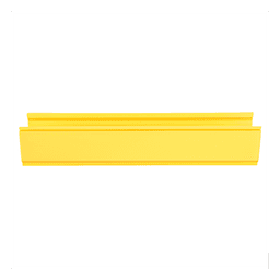 Canaleta de Enrutamiento de Fibra Óptica / 4x4 pulgadas / PVC Rígido UL 94V-0 / 3 m (9.8 ft) de Largo / Radio de Curvatura 2' / Color Amarillo