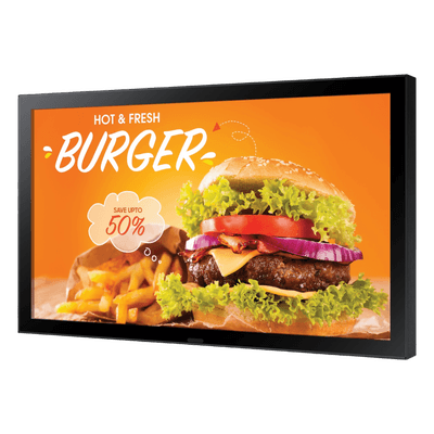 Pantalla LED Exterior 24" / Full HD 1080p / IP66 / 1500 nits / HDMI / LAN / VESA 1200x400 / Operación -30°C a 50°C / 4.13 x 2.40 ft