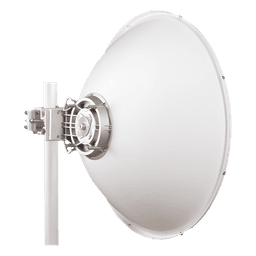 Antena direccional Alto Rendimiento / Parábola profunda para mayor aislamiento al ruido /4 ft / Guía de onda  para radio B5x y C5x / Ganancia de 35 dBi / Soporte de acero inoxidable / Polaridad en 90 ° y 45 ° / Incluye montaje.