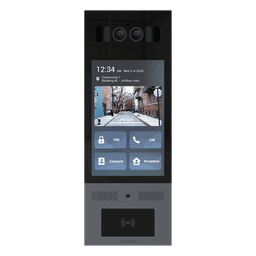 Frente de Calle Antivandálico IK10 / Incluye montaje / Administración 100% en la Nube / Notificación a APP / Llamada Telefónica / ANDROID / SIP / ONVIF /Reconocimiento Facial / QR y PIN para Visitas / IP66 / Bluetooth / NFC