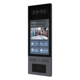 Frente de Calle Antivandálico IK10 / Incluye montaje / Administración 100% en la Nube / Notificación a APP / Llamada Telefónica / ANDROID / SIP / ONVIF /Reconocimiento Facial / QR y PIN para Visitas / IP66 / Bluetooth / NFC