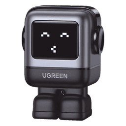 Cargador Mini GaNRobot 30W serie UNO | 1 USB-C de Carga Rápida | Tecnología GaN II | Multiprotocolo PD/QC/SCP/FCA | Carga Inteligente | Pantalla LED | Zapato Magnético Extraíble | Thermal Guard | Color Negro.