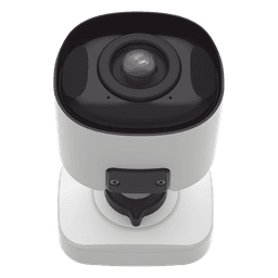 Cámara Bullet de Red Mini Panorámica 180° AI / 4K / Super WDR 120dB / Micrófono Integrado / IP67-IK10 / Soporte PoE / Almacenamiento 1TB / Analítica IA VCA 8 Modos