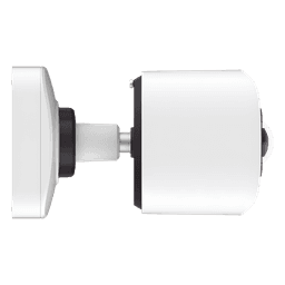 Cámara Bullet de Red Mini Panorámica 180° AI / 4K / Super WDR 120dB / Micrófono Integrado / IP67-IK10 / Soporte PoE / Almacenamiento 1TB / Analítica IA VCA 8 Modos