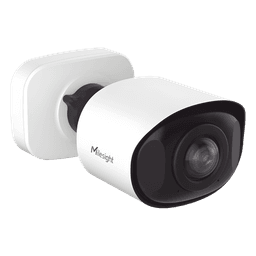 Cámara Bullet de Red Mini Panorámica 180° AI / 4K / Super WDR 120dB / Micrófono Integrado / IP67-IK10 / Soporte PoE / Almacenamiento 1TB / Analítica IA VCA 8 Modos