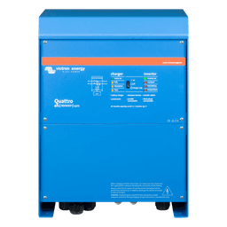Quattro 48/10000/140-100/100 230V / Inversor Cargador de Onda Pura / Entrada 48 Vcc / Salida 8000 W 230 Vca  60 Hz (L-N)