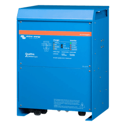 Quattro 48/10000/140-100/100 230V / Inversor Cargador de Onda Pura / Entrada 48 Vcc / Salida 8000 W 230 Vca  60 Hz (L-N)