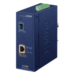 Convertidor de Medios PoE Industrial / Puertos 10G SFP+ y 10GBASE-T / PoE++ 802.3bt 95W / -40 a 75°C Operación / VLAN, ERPS, QoS /Cuenta con Doble Entrada para Fuente de Alimentación 12~54V