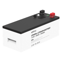 Batería de Litio LiFePO4 / 12.8 Vcc / 200 Ah / 2.56 kWh / LCD Local / Serie 4 Unidades
