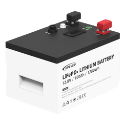 Batería LiFePO4 / 12.8 Vcc / 100 Ah / 1.28 kWh / 6000 Ciclos / IP65 / Pantalla LCD