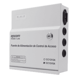 Fuente de Alimentación Regulada / 11-15 Vcc / 5 A / Respaldo con Batería Externa / Temporizador 0-45 s / Entrada Universal 96-264 Vca