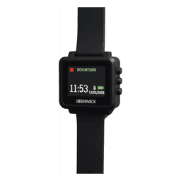 Reloj Receptor Inalámbrico de Muñeca / Display LCD a Color / Batería Recargable / Almacena 3000 Caracteres / Radiofrecuencia 433 MHz