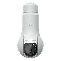 Cámara UniFi Protect G6 PTZ Color Blanco, Doble Lente 4K, Zoom Híbrido 10x, Motor AI Multi-TOPS, Visión Nocturna IR 30m, Audio Bidireccional, Protección IP66, Resistencia al Vandalismo IK04